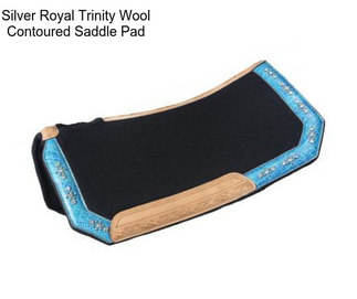 Silver Royal Trinity Wool Contoured Saddle Pad