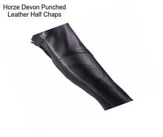 Horze Devon Punched Leather Half Chaps