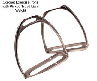 Coronet Exercise Irons with Picked Tread Light Weight