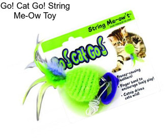 Go! Cat Go! String Me-Ow Toy