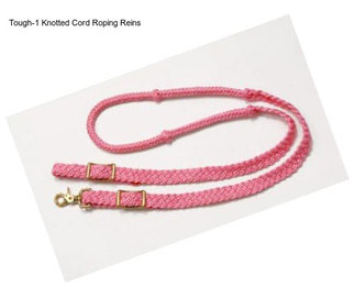 Tough-1 Knotted Cord Roping Reins