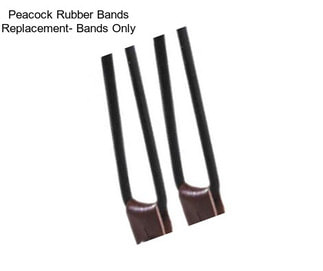 Peacock Rubber Bands Replacement- Bands Only