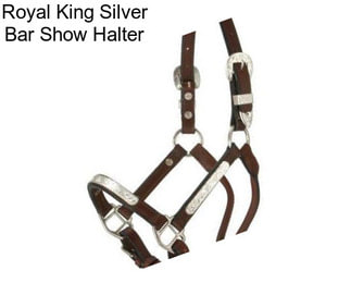 Royal King Silver Bar Show Halter