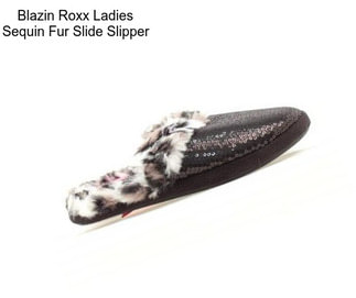 Blazin Roxx Ladies Sequin Fur Slide Slipper