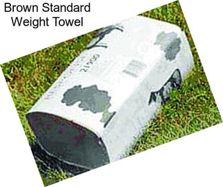 Brown Standard Weight Towel