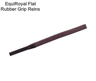 EquiRoyal Flat Rubber Grip Reins
