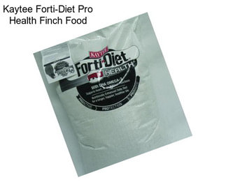 Kaytee Forti-Diet Pro Health Finch Food