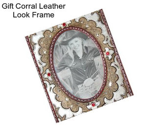 Gift Corral Leather Look Frame