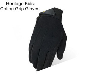 Heritage Kids Cotton Grip Gloves