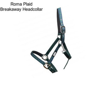 Roma Plaid Breakaway Headcollar