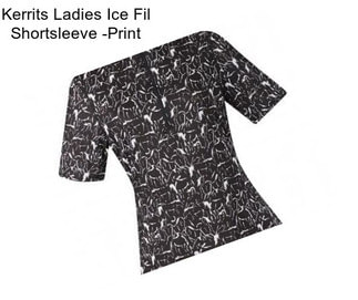 Kerrits Ladies Ice Fil Shortsleeve -Print