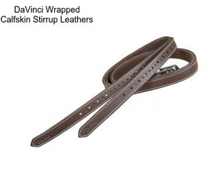 DaVinci Wrapped Calfskin Stirrup Leathers