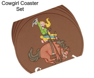 Cowgirl Coaster Set