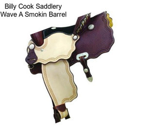 Billy Cook Saddlery Wave A Smokin Barrel