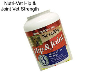 Nutri-Vet Hip & Joint Vet Strength