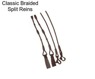 Classic Braided Split Reins