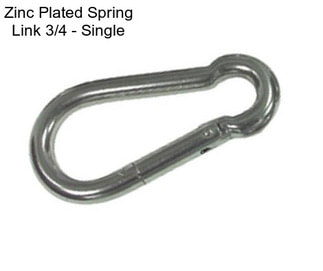 Zinc Plated Spring Link 3/4 - Single