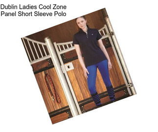 Dublin Ladies Cool Zone Panel Short Sleeve Polo