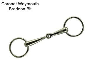 Coronet Weymouth Bradoon Bit
