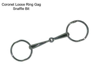 Coronet Loose Ring Gag Snaffle Bit