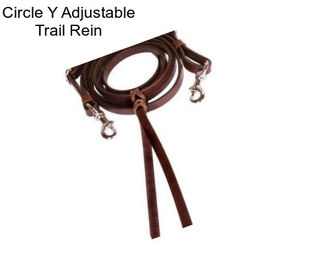 Circle Y Adjustable Trail Rein