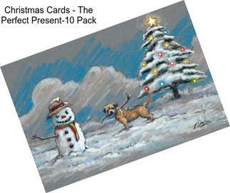 Christmas Cards - The Perfect Present-10 Pack