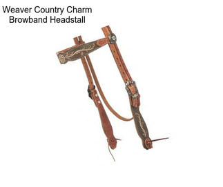 Weaver Country Charm Browband Headstall