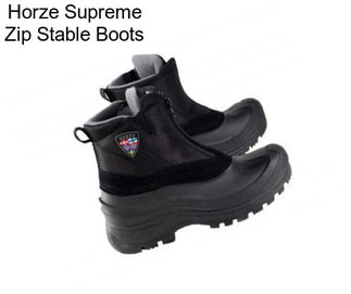 Horze Supreme Zip Stable Boots