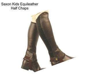 Saxon Kids Equileather Half Chaps