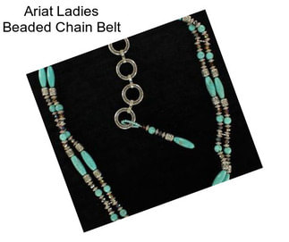 Ariat Ladies Beaded Chain Belt