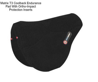 Matrix T3 Coolback Endurance Pad With Ortho-Impact Protection Inserts