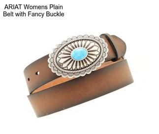 ARIAT Womens Plain Belt with Fancy Buckle