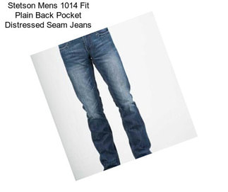 Stetson Mens 1014 Fit Plain Back Pocket Distressed Seam Jeans