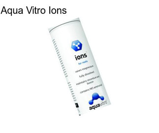 Aqua Vitro Ions