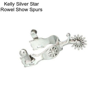 Kelly Silver Star Rowel Show Spurs