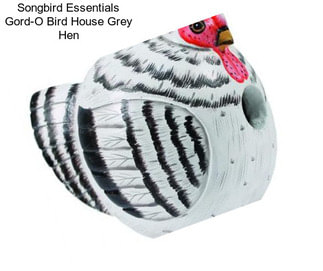 Songbird Essentials Gord-O Bird House Grey Hen