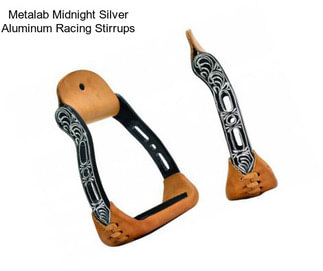 Metalab Midnight Silver Aluminum Racing Stirrups