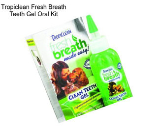 Tropiclean Fresh Breath Teeth Gel Oral Kit