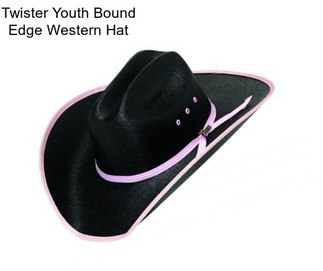 Twister Youth Bound Edge Western Hat