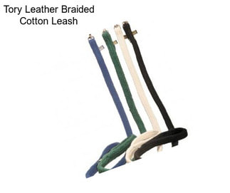 Tory Leather Braided Cotton Leash