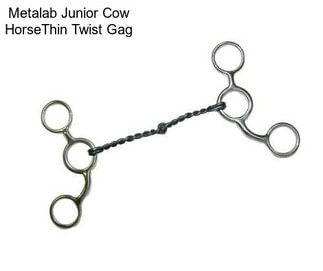 Metalab Junior Cow HorseThin Twist Gag