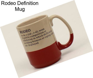 Rodeo Definition Mug