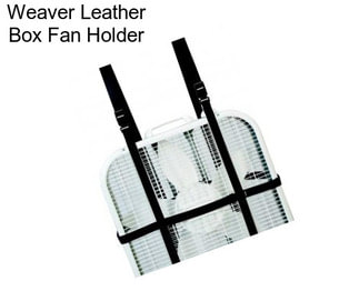 Weaver Leather Box Fan Holder