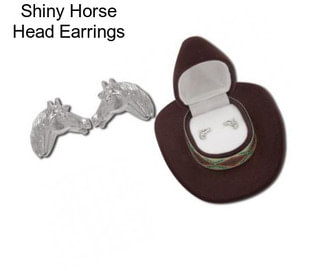 Shiny Horse Head Earrings