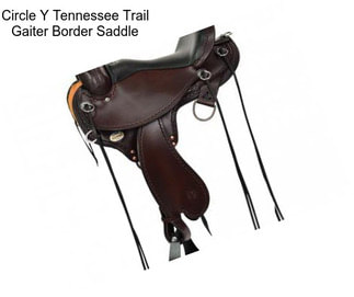 Circle Y Tennessee Trail Gaiter Border Saddle