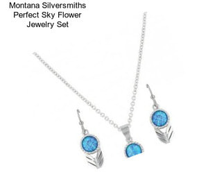 Montana Silversmiths Perfect Sky Flower Jewelry Set