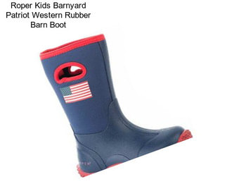 Roper Kids Barnyard Patriot Western Rubber Barn Boot