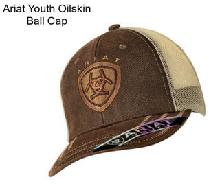 Ariat Youth Oilskin Ball Cap