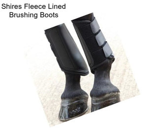 Shires Fleece Lined Brushing Boots