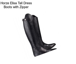 Horze Elisa Tall Dress Boots with Zipper